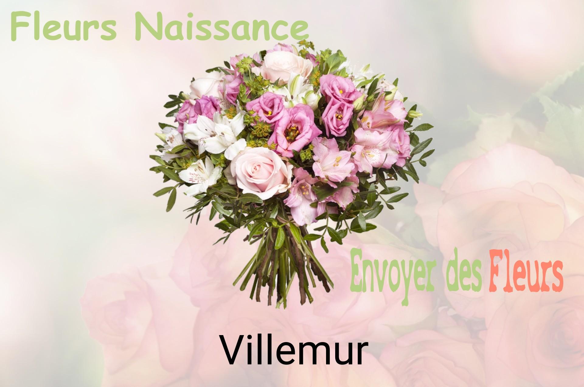 Bouquet de fleurs de naissance livré à Villemur